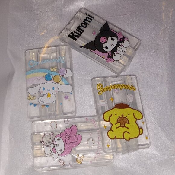 🎯 NEW Kuromi, Cinnamoroll, My Melody & Pompompurin Transparent Cable Protectors - Picture 4 of 16